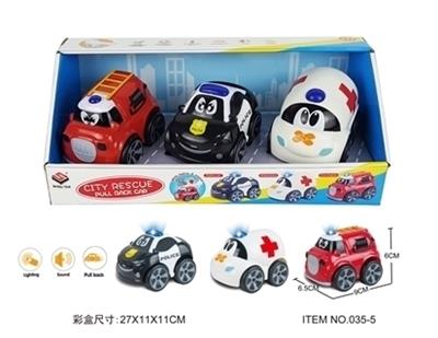 灯光声音卡通回力车 - OBL755113