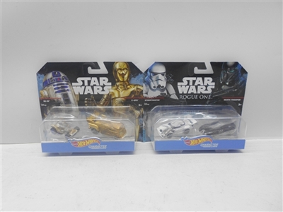 Hot wheels grand Star Wars characters under the car number one two - OBL755156
