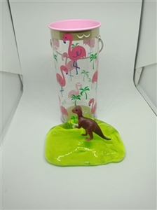 History, transparent crystal mud and dinosaurs animals (12) - OBL756000