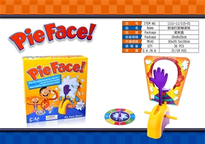 Pie face game butter face hit send machine - OBL756431
