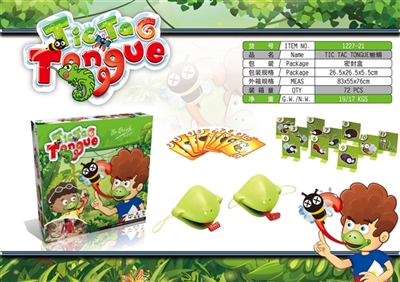 TIC TAC TONGUE spit TONGUE board games - OBL756447