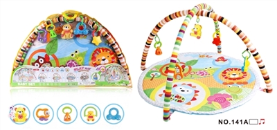 Fitness frame carpet (round) (with music) - OBL756507