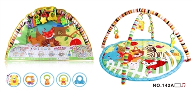 Fitness frame carpet (round) (with music) - OBL756508