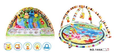 Fitness frame carpet (round) (with music) - OBL756510