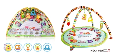 Fitness frame carpet (round) (with music) - OBL756512