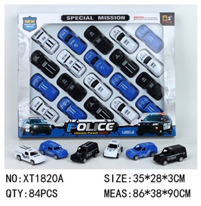 Solid color pad printing taxi a police car - OBL756891