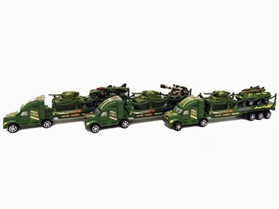 滑行军事拖栏带3款军事车 - OBL756975