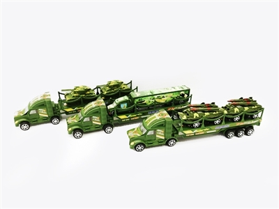 滑行军事拖栏带3款军事车 - OBL756977