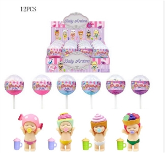 3.5寸搪胶糖果娃娃12PC混装6款混装 - OBL757190
