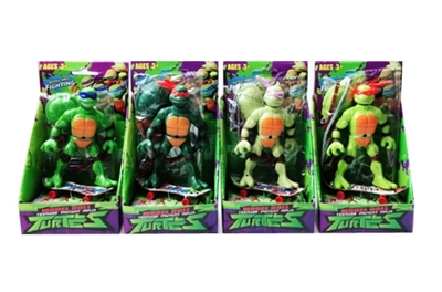 4 teenage mutant ninja turtles skateboard from loading/cooperate with gold - OBL757315
