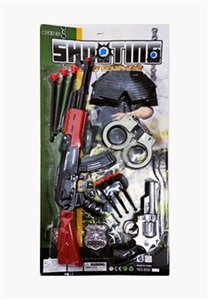 AK soft bullet gun with revolvers handcuffs suits - OBL757890