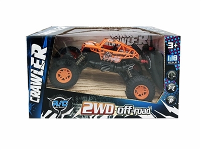 1：18四通灯光越野骨架攀爬车 - OBL758169