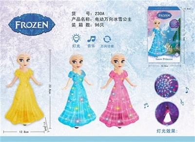 Electric universal ice princess strip light/music - OBL758721