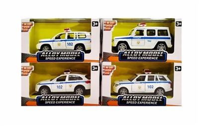 1:32 version four Russian police car alloy models - OBL759047