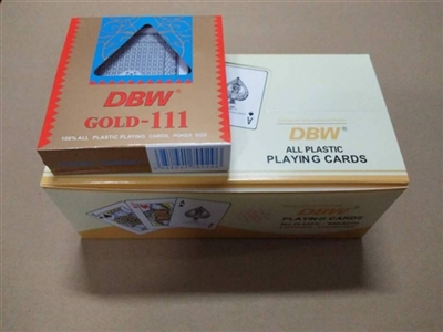 PVC waterproof bronzing poker - OBL759124