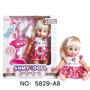 14 inch drink pee single horsetail girl (evade glue the hand, eye, iron with IC) - OBL759210