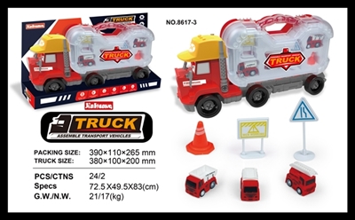 Tear open outfit container truck (fire) - OBL759213