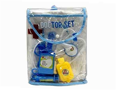 Blue d with a backpack - OBL759228