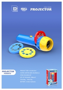 Round projection flashlight - OBL759559