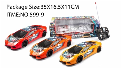 仿真四通遥控车带灯光赛车标 - OBL759732