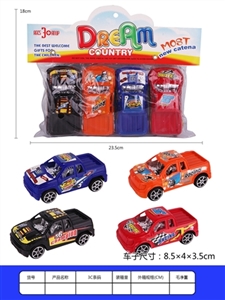 回力小皮卡警车4只 - OBL760287