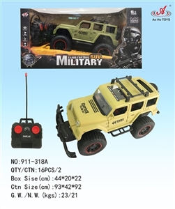 1.12切诺基越野车，军绿，沙漠（包电） - OBL760310