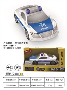 Inertial blue police car - OBL760346