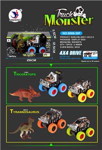 越野四驱动高速车配恐龙 - OBL760557