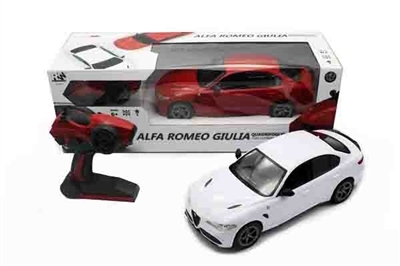 1:14 Alfa Romeo Giulia Quadrifoglio(阿尔法四叶草授权遥控车)2.4G - OBL760932