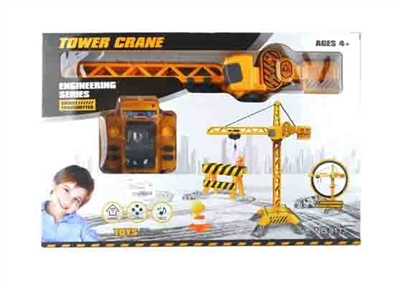 Six construction cranes remote suit - OBL761028