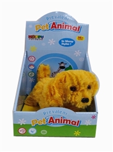 Light walking electric plush dog - OBL761038