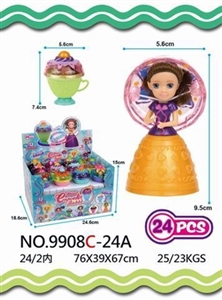 Mini cupcake barbie (24) zhuang (evade glue head) - OBL761122