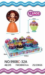 Mini cupcake barbie (12) zhuang (evade glue head) - OBL761123