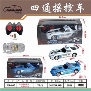 1：20毒蛇警车四通遥控车 - OBL761245
