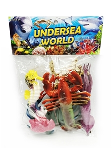 海龟.螃蟹.扁鱼.龙虾.章鱼.海马 - OBL761269