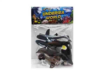 鲨鱼.鲸鱼.海豚.企鹅.海狮.海象 - OBL761270