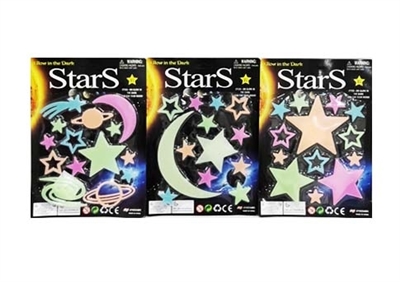Luminous color star and moon - OBL761405