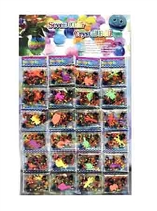 24 bags hanging plate 1 foam bead with animals - OBL761491