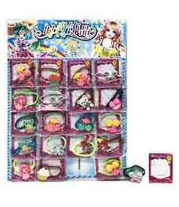 20 hanging plate 1 tire cartoon small plastic animals - OBL761526