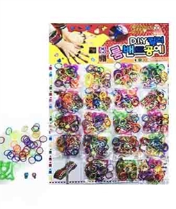 20 bags 1 BanShi color rubber bands and beads - OBL761548