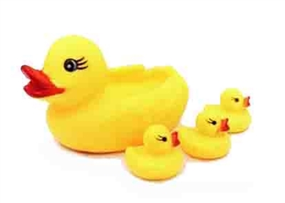 袋4PCS加大搪塑鸭子 - OBL761571