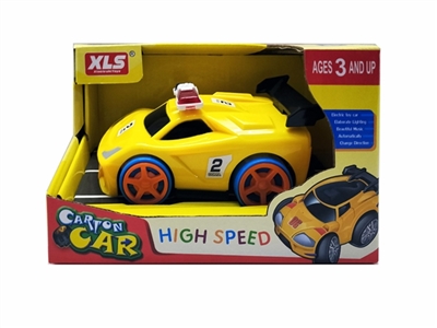 电动万向警车（带警灯，带音乐） - OBL761857