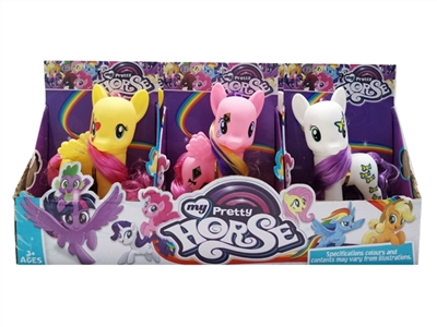 12 lining plastic accessories horse zhuang display box - OBL762071