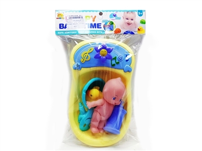 喷水浴盆配搪胶动物 - OBL762194