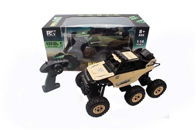 1:14 2.4G合金六驱遥控攀爬越野车 - OBL762593