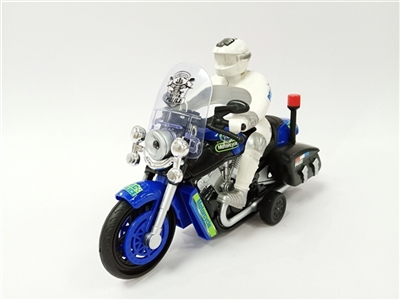 The police car inertia motorcycle music lights - OBL762677