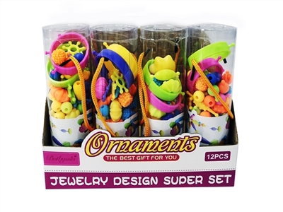 48 PCS PVC tube DIY pop beads - OBL763052