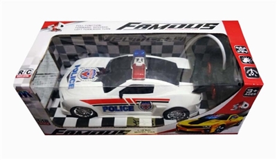 四通3D灯光大黄蜂警车 - OBL764040