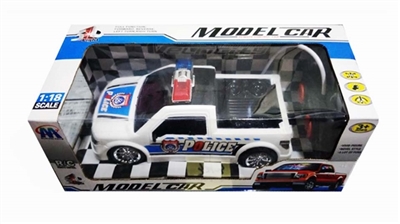 四通3D灯光的头警车 - OBL764043