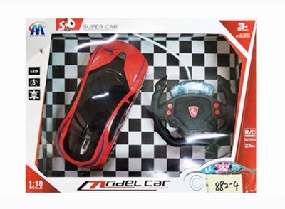 1：18四通带3D灯光方向盘宝马仿真遥控车 - OBL764062